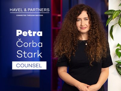 HAVEL & PARTNERS M&A and Corporate team strengthened to include Petra Čorba Stark as counsel