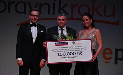 HAVEL & PARTNERS donates CZK 100,000 to the Krtek Children’s Oncology Endowment Fund