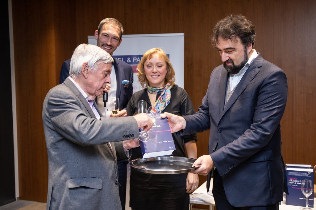 Gala book launch of a large commentary on the Charter of Fundamental Rights and Freedoms at the Prague HQ of HAVEL & PARTNERS