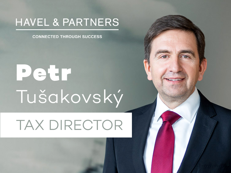 Petr Tušakovský joins HAVEL & PARTNERS’ tax team as Tax Director