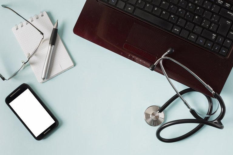 Computer With Medical Equipment Small